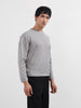 Men's Grey Boxy Fit Textured Casual T-Shirt