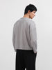 Men's Grey Boxy Fit Textured Casual T-Shirt