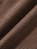 Men's Brown Boxy Fit Textured Casual T-Shirt