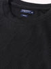 Men's Black Boxy Fit Textured Casual T-Shirt