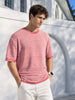 Men's Pink Oversized Polo Power T-Shirt