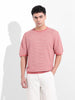 Men's Pink Oversized Polo Power T-Shirt