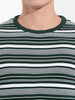 Men's Green Slim Fit Old Money T-Shirt