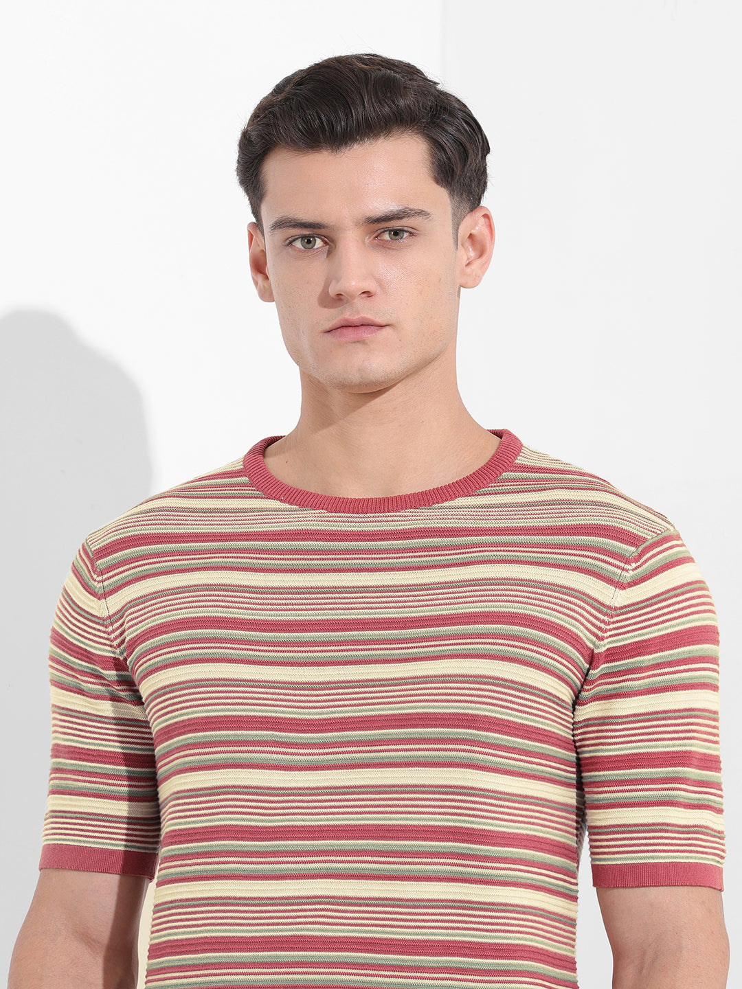Men's Rust Slim Fit Old Money T-Shirt
