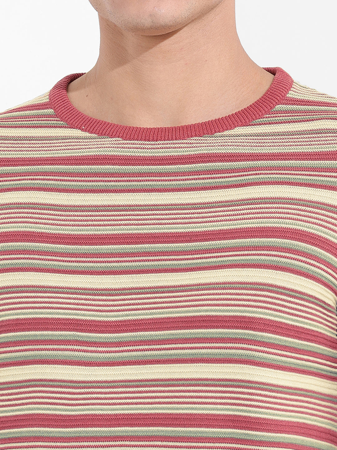 Men's Rust Slim Fit Old Money T-Shirt