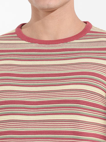Men's Rust Slim Fit Old Money T-Shirt