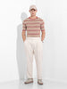 Men's Rust Slim Fit Old Money T-Shirt