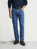 Men's Blue Slim Fit Solid Casual Jeans