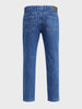 Men's Blue Slim Fit Solid Casual Jeans