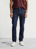 Men's Blue Slim Fit Solid Casual Jeans