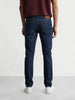 Men's Blue Slim Fit Solid Casual Jeans