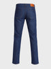 Men's Blue Slim Fit Solid Casual Jeans