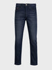 Men's Blue Slim Fit Solid Casual Jeans