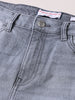 Men's Grey Slim Fit Solid Casual Jeans