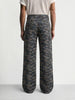 Men's Grey Relaxed Fit Color Blocked Utility Cargo