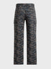 Men's Grey Relaxed Fit Color Blocked Utility Cargo