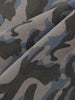 Men's Grey Relaxed Fit Color Blocked Utility Cargo