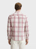 Men's Purple Regular Fit Checkered Casual Shirts