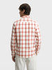 Men's Red Regular Fit Checkered Casual Shirts