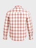 Men's Red Regular Fit Checkered Casual Shirts