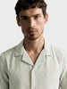 Men's Grey Relaxed Fit Solid Casual Shirt