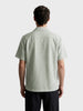 Men's Grey Relaxed Fit Solid Casual Shirt