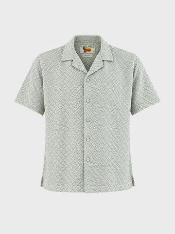 Men's Grey Relaxed Fit Solid Casual Shirt
