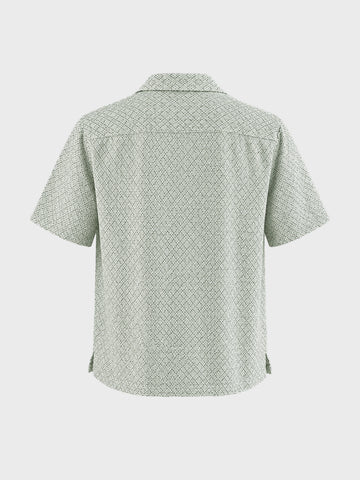Men's Grey Relaxed Fit Solid Casual Shirt