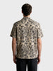 Men's Beige Relaxed Fit Floral Printed Casual Shirt