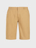 Men's Beige Slim Fit Solid Casual Shorts