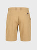 Men's Beige Slim Fit Solid Casual Shorts