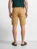 Men's Beige Slim Fit Solid Casual Shorts