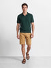 Men's Beige Slim Fit Solid Casual Shorts