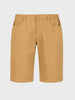 Men's Beige Slim Fit Solid Casual Shorts