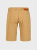 Men's Beige Slim Fit Solid Casual Shorts