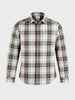 Men's Green Slim Fit Checkered Casual Shirt