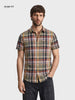 Men's Multicolor Slim Fit Checkered Casual Shirt