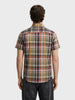 Men's Multicolor Slim Fit Checkered Casual Shirt