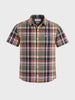 Men's Multicolor Slim Fit Checkered Casual Shirt