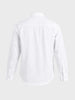 Men's White Slim Fit Solid Casual Shirt