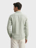 Men's Green Slim Fit Solid Casual Shirt