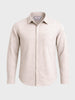 Men's Khaki Slim Fit Solid Casual Shirt