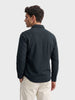 Men's Black Slim Fit Solid Casual Shirt
