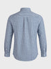 Men's Blue Regular Fit Checkered Casual Shirt