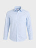 Men's Blue Regular Fit Striped Casual Shirt