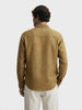 Men's Khaki Slim Fit Solid Casual Shirts