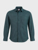 Men's Teal Slim Fit Solid Casual Shirts