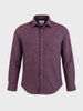 Men's Purple Slim Fit Solid Casual Shirts