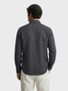 Men's Black Slim Fit Solid Casual Shirts