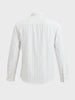 Men's Navy Blue Regular Fit Striped Casual Shirts